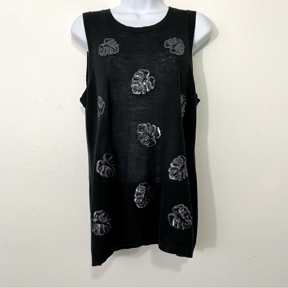 Tommy Bahama Ladies Size Small Black Tank Top
